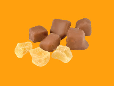 Milk chocolate ginger