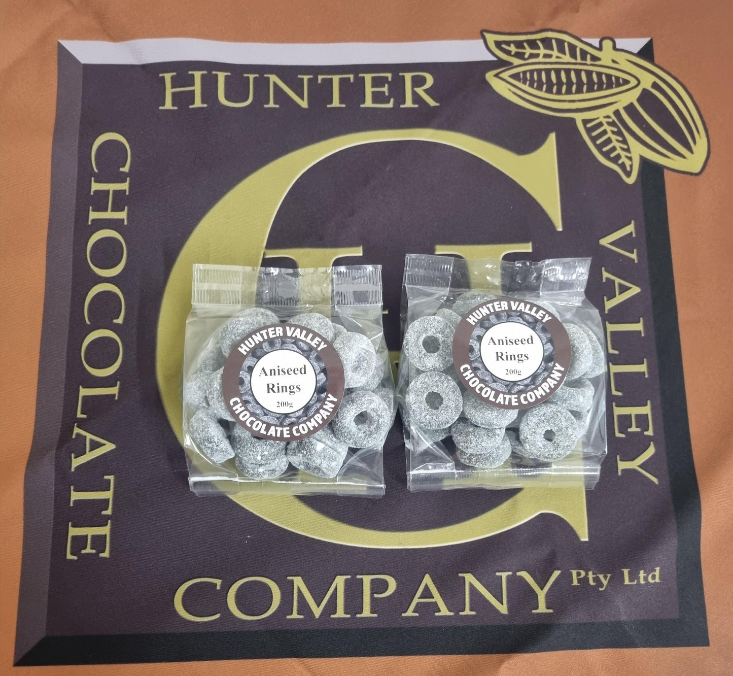 Sugared aniseed rings