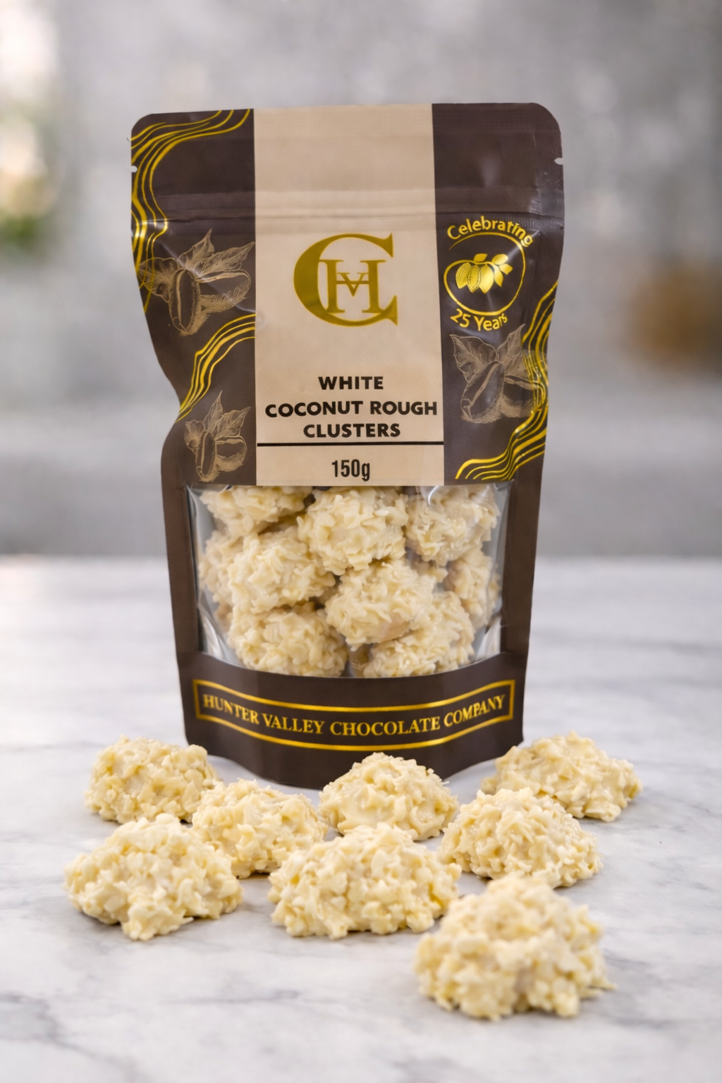 White Coconut rough clusters