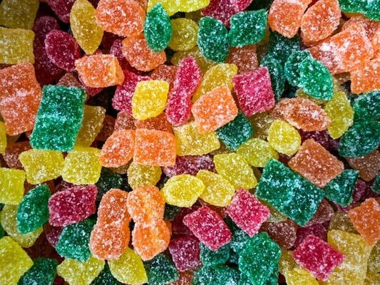 Acid fruit candy