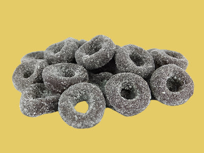 Sugared aniseed rings