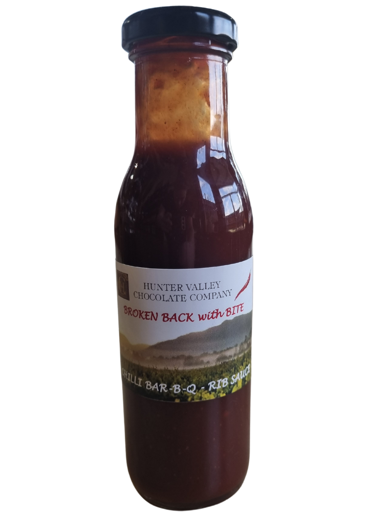 BROKEN BACK WITH BITE CHILLI BAR-B-Q RIB SAUCE