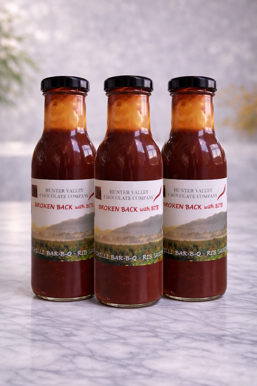 BROKEN BACK WITH BITE CHILLI BAR-B-Q RIB SAUCE