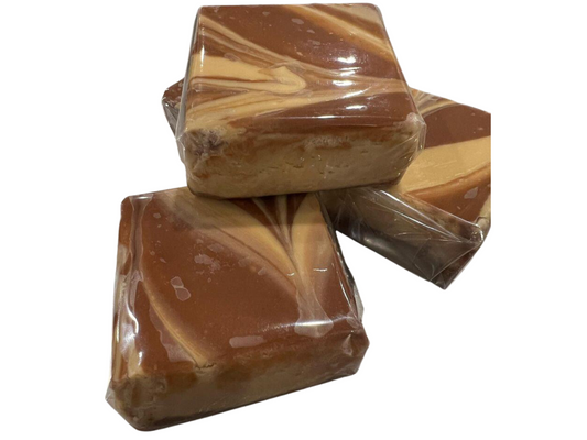 Choc caramel fudge