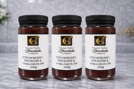 Strawberry Rhubarb & Vanilla bean Jam