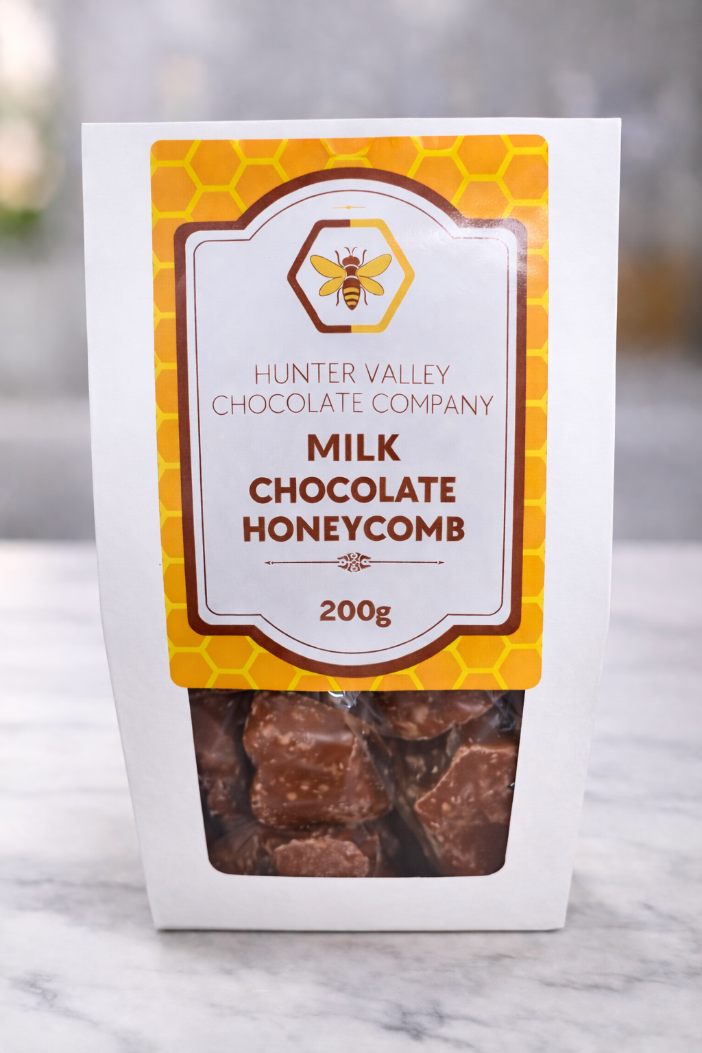 Milk choc coated honeycomb 200g
