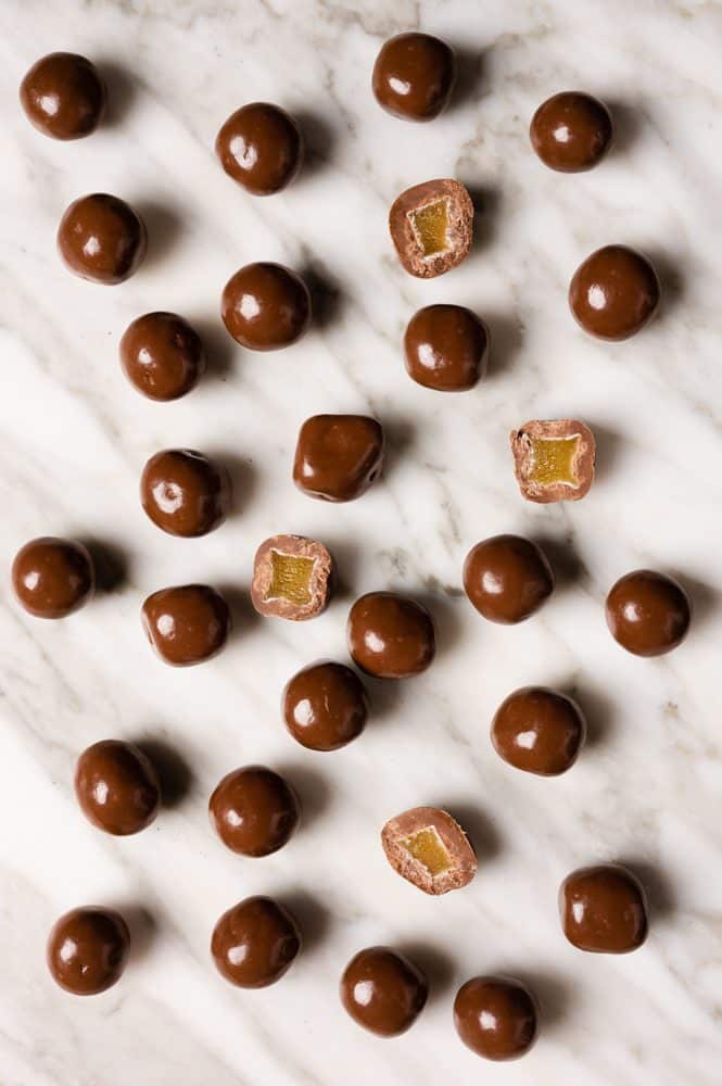Milk chocolate ginger