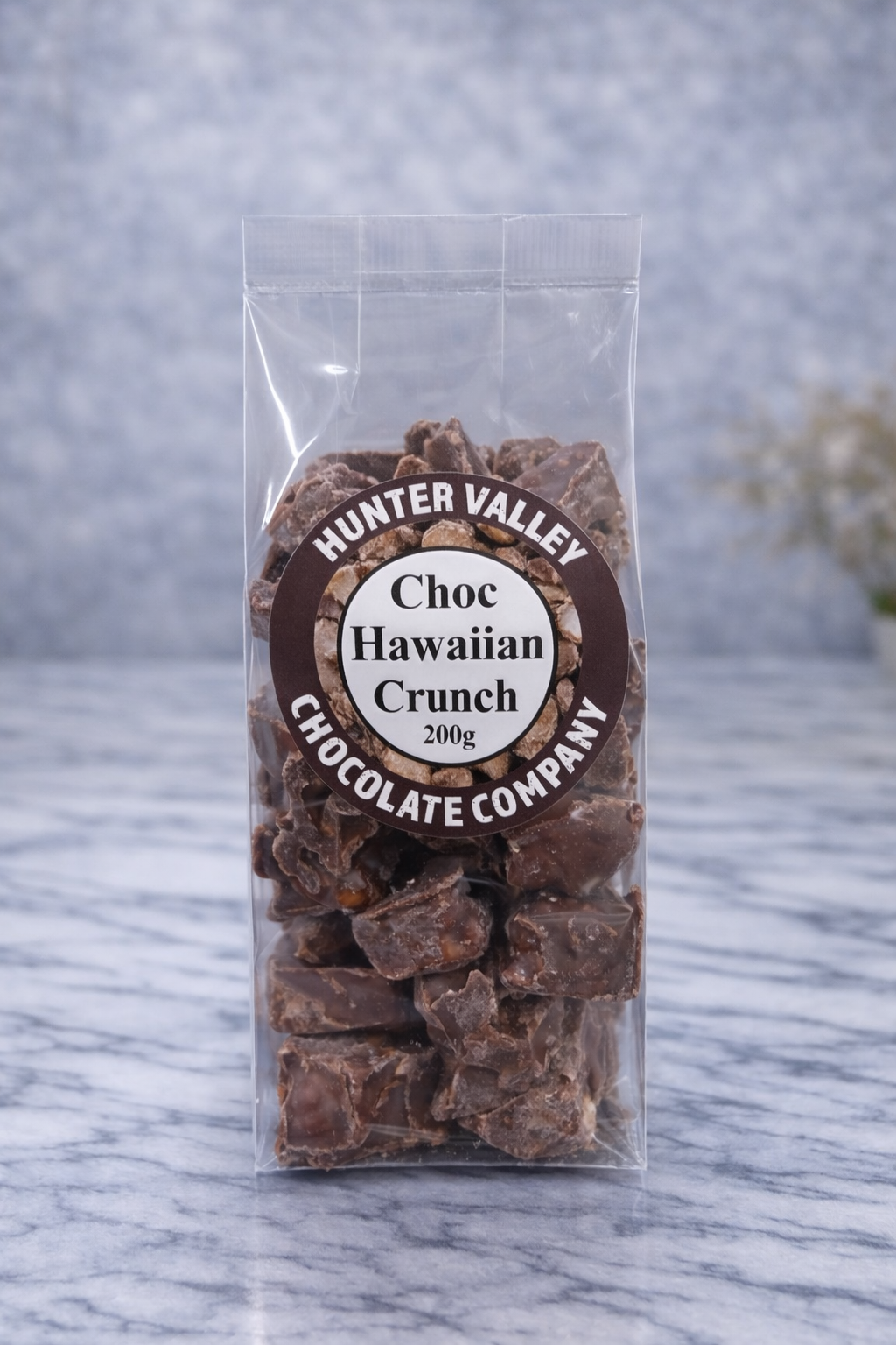 Milk choc coated hawaiian crunch