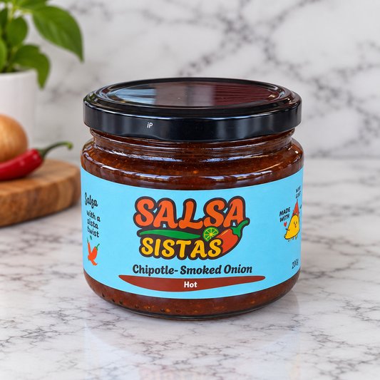 Salsa Sistas Chipotle-Smoked onion HOT