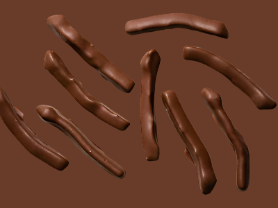Choc coated snakes